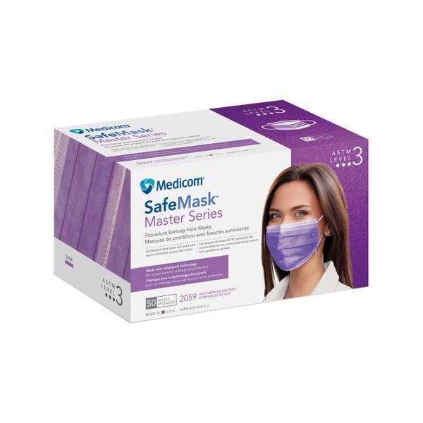 SafeMask Master Series Level-3 Southern Bellflower 50/Bx