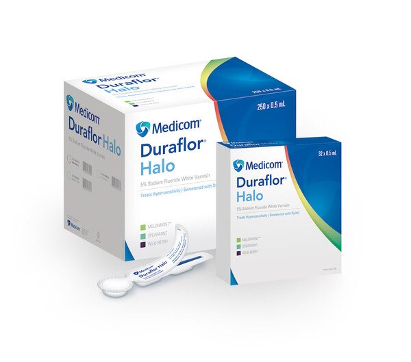 Duraflor Halo 5% Sodium Fluoride Varnish 0.5mL x 250 Spearmint