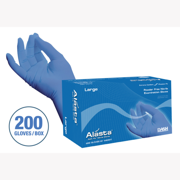 Alasta 200 Nitrile Glove Small 200/Box