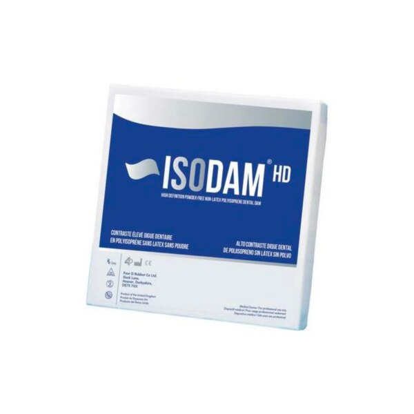 Isodam HD Polyisoprene 5x5 Dental Dam Royal-Blue 20/Pk Medium