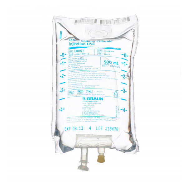 0.9% Sodium Chloride Injection 500mL