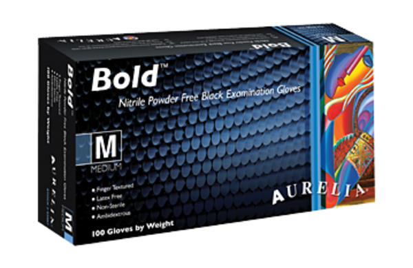 Aurelia Bold Nitrile Gloves Medium 100/Box