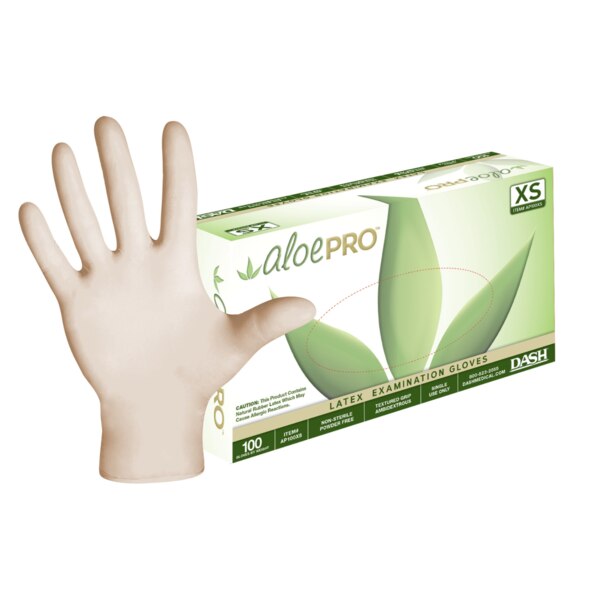 AloePRO PF Latex Glove XL 100/Bx