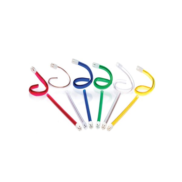 Flexo Disposable Plastic Saliva Ejectors Rainbow 1,000/Pk