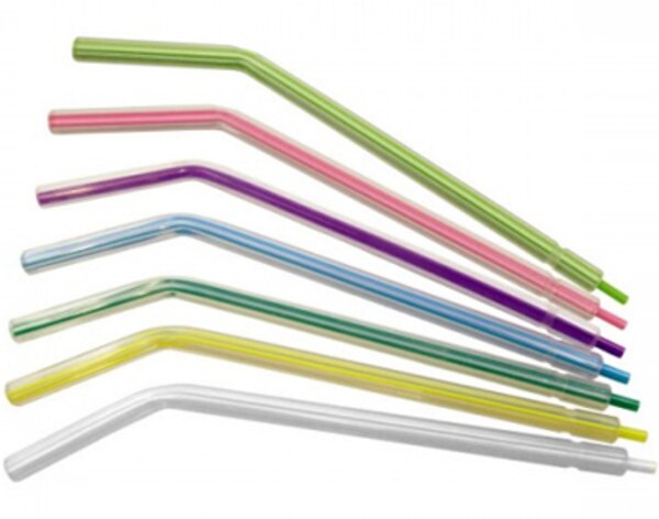 Safe Tip EZ Type Air/Water Tips Metal Core Rainbow 150/Pk