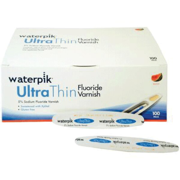 Waterpik UltraThin 5% Fluoride Varnish 100/Pk Mint