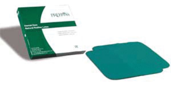 Rubber Dam 5x5 Green 52/Pk Thin