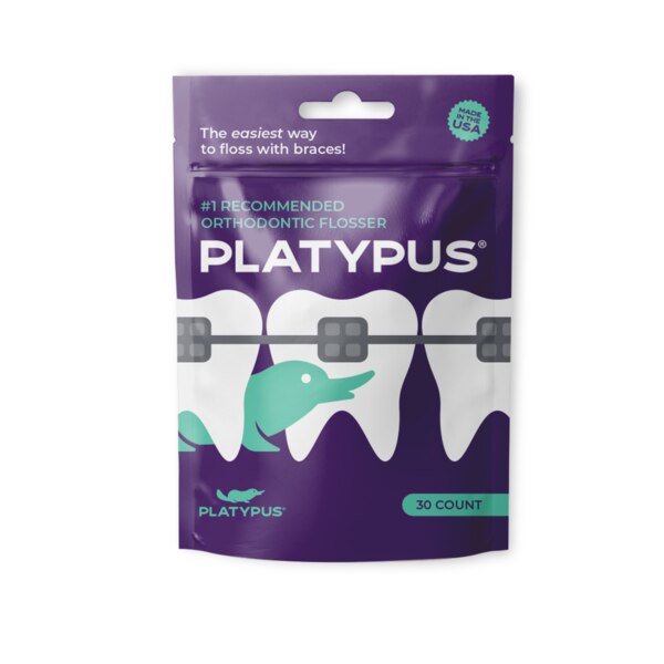 Platypus Orthodontic Flosser 30/Pk