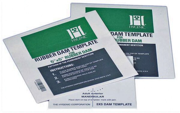 Rubber Dam Template 5" 440