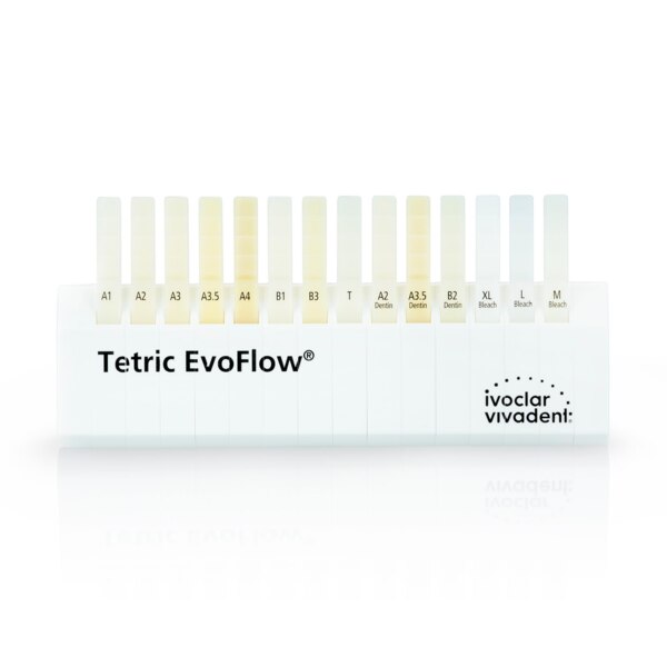 Tetric Evoflow Shade Guide