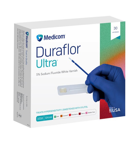 Duraflor Ultra 5% Sodium Fluoride Varnish 0.4mL x 30 Mint