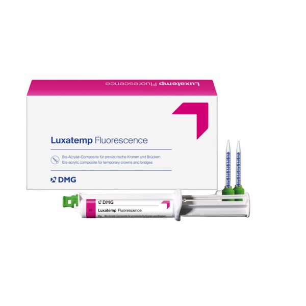 Luxatemp Fluorescence Smartmix 15g Syringe Bleach