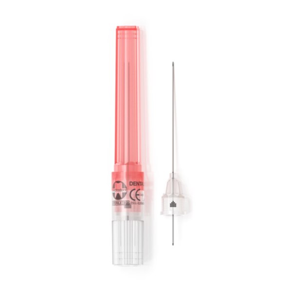 Septoject Needles 25 Long Red 100/Bx