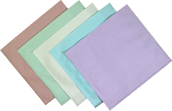 Tidi Bib 13''x18'' 3+1 Ply 500/Cs Lavender