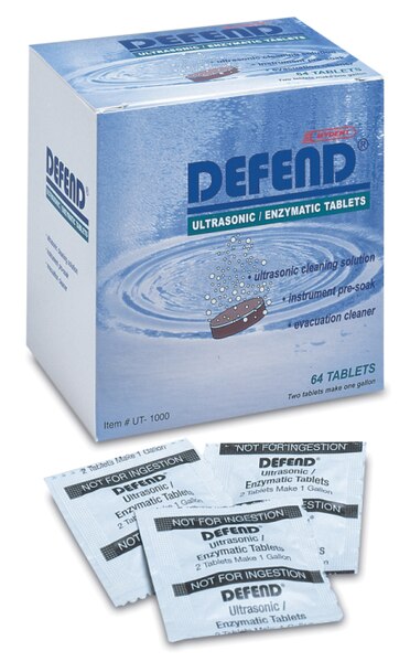 Defend Ultrasonic Cleaning Tabs 64/Bx