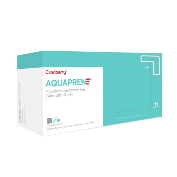 AquaPrene Chloroprene Gloves Small 200/Box