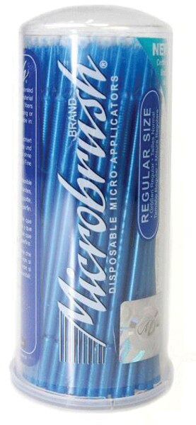 Microbrush Applicators Regular Blue 100/Pk