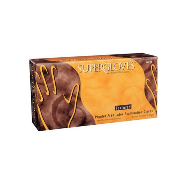 SuperGlove PF Latex Glove Small 100/Bx