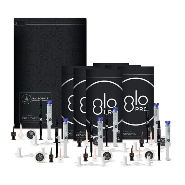 GLO PRO POWER+ In Office Whitening Patient Kit 30% 6/Pk