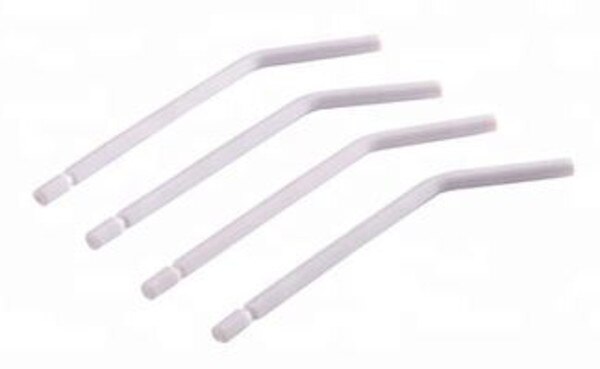 The Essentials Air/Water Syringe Tips No Core 250/Pk White