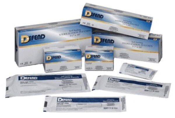 Defend Sterilization Pouch 200/Box 7.5" X 13"