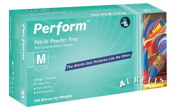 Aurelia Perform Nitrile Gloves Large 200/Box