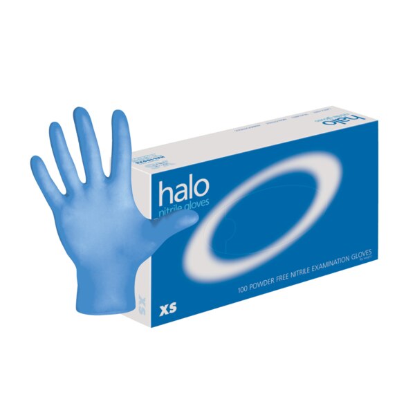 Halo Nitrile Glove X-Large 100/Bx