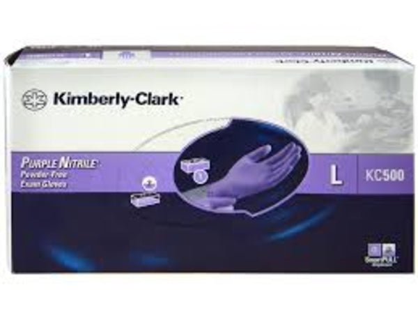 Purple PF Nitrile Gloves Sterile Pairs Medium 50pr/bx