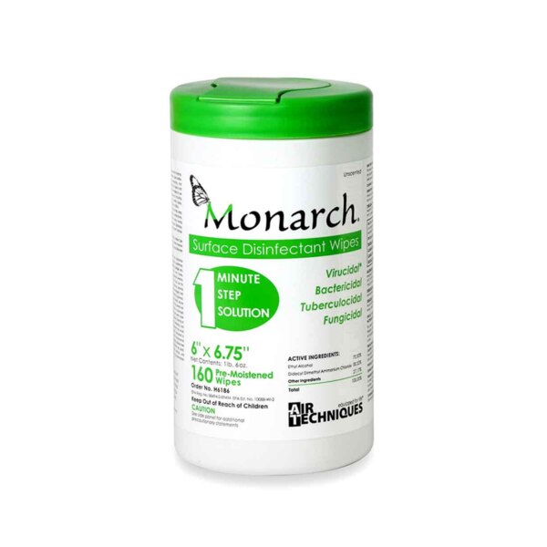 Monarch Wipes 6" x 6.75" 160/Can x 12/Cs