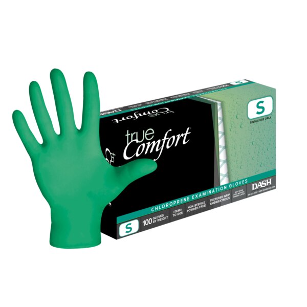 True Comfort Neoprene Exam Gloves Small 100/Bx