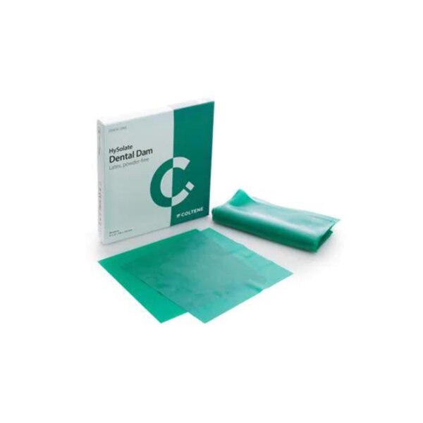 HySolate Latex Dental Dam 6x6 Green Thin 36/Pk