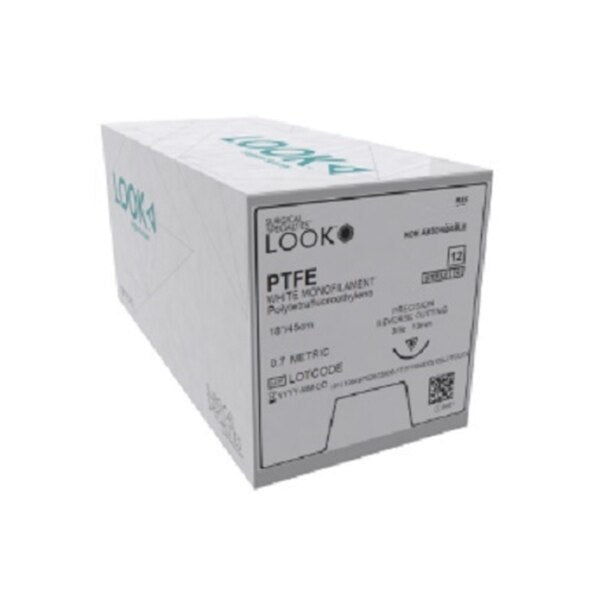 Suture PTFE White Mono 4/0 18" C-22 12/Box