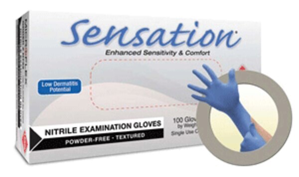 Microflex Sensation Nitrile Gloves Medium 100/Box