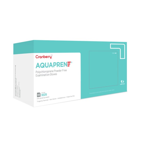 AquaPrene Chloroprene Gloves X-Small 200/Box