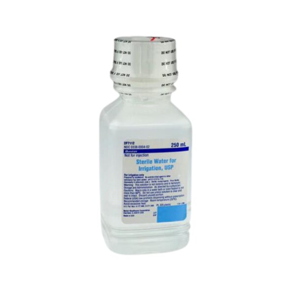 Sterile Water for Irrigation 250mL 24/Case