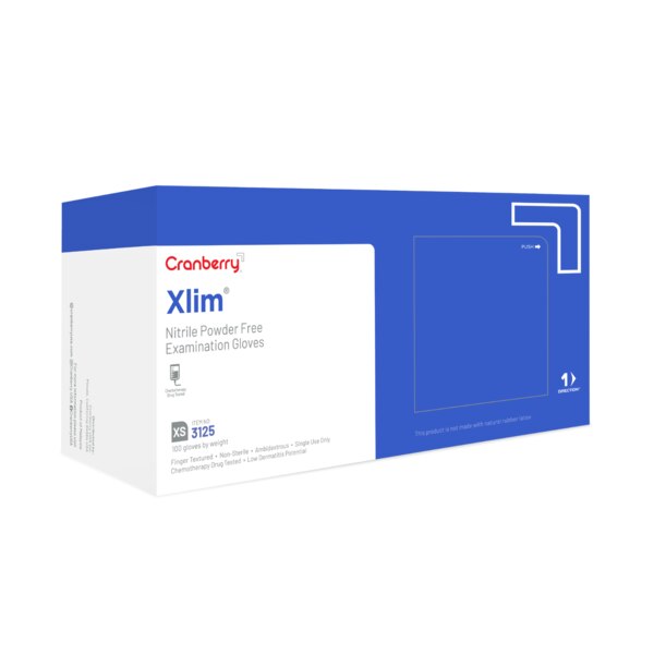 Xlim Nitrile PF Glove X-Small 100/Bx