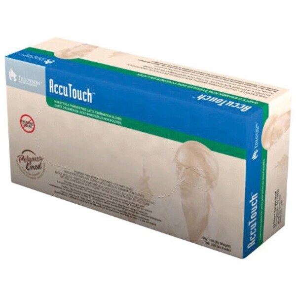 AccuTouch Latex Gloves 100/Pk Small