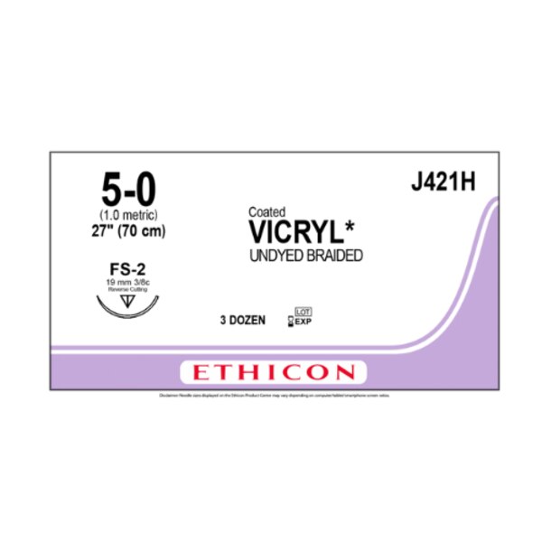 Suture Vicryl FS2 5/0 27'' 36/Bx