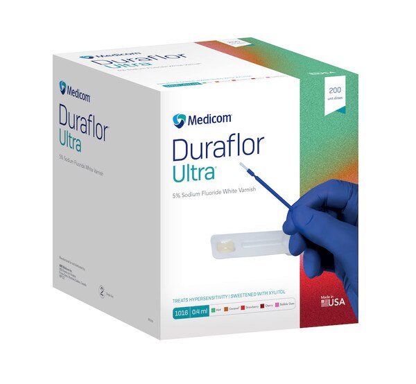 Duraflor Ultra 5% Sodium Fluoride Varnish 0.4mL x 200 Strawberry