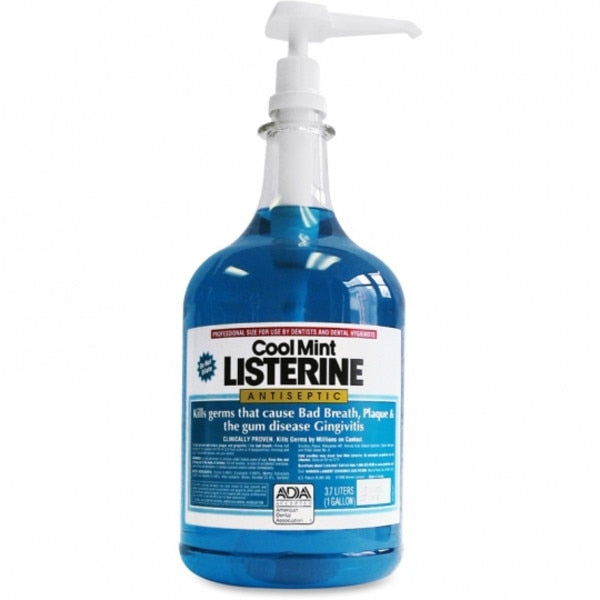 Listerine Cool Mint Mouthwash 2 Gallons 2/Case - For Dental Professional Use ONLY