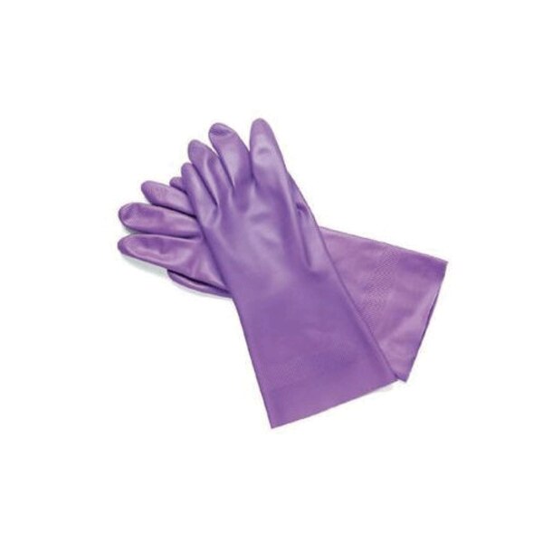 Nitrile Utility Gloves Purple Size-7 Small 3pr/Pk