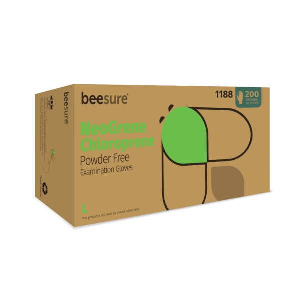 NeoGrene Chloroprene Gloves Large 200/Box