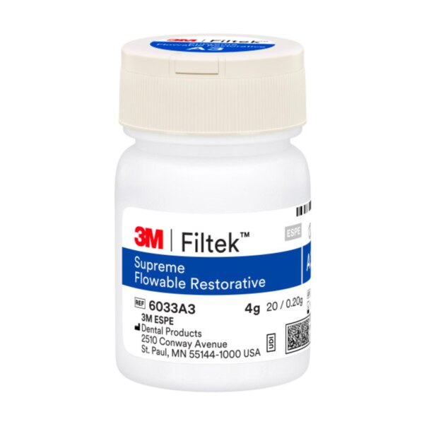 Filtek Supreme Flowable Restorative Capsules 20/Pk x 0.2g A3