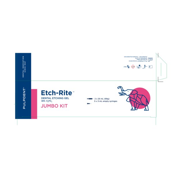 Etch-Rite Jumbo Syringe Kit 2-25mL Ea