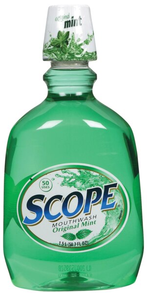 Scope Mouthwash 1 Liter Mint 6/cs