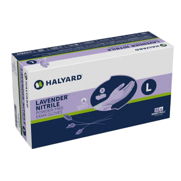 Lavender Nitrile Gloves Medium 250/Box