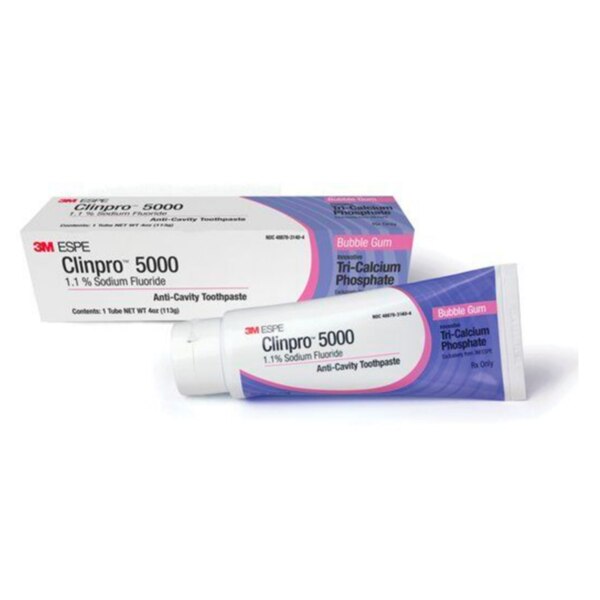 Clinpro 5000 Toothpaste Bubblegum 4oz. 24/Cs