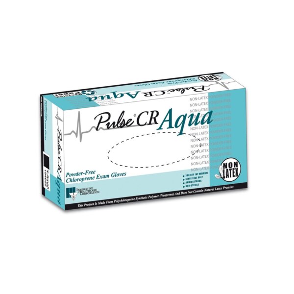 Pulse CR Polychloroprene Aqua Large 200/Box