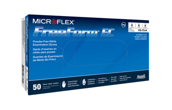 Freeform EC High Risk Nitrile Gloves Medium 50/Bx