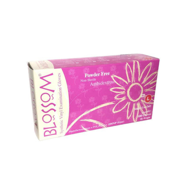 Blossom PF Synthetic/ Vinyl Glove Medium 100/Bx